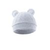 Chapéu de Bebê Infantil Estilo Comércio Exterior 2024 Chapéu para Recém-Nascido Camada Única Cor Sólida Primavera Outono Chapéu com Orelhas do Mickey Fofo