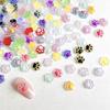 Popular joyería de uñas de dibujos animados transfronteriza que cambia de color luminosa de color sólido garra de gato joyería de uñas al por mayor accesorios de uñas lindos
