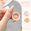 Novo Estilo Pequena Flor Dourada Esmalte em Gel para Unhas, Cor Translúcida Ice da Moda para Primavera e Verão, Glitter Super Brilhante, Esmalte Exclusivo para Salão de Unhas Venda por Atacado
