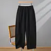 Pantalones Casuales de Mezcla de Algodón de Alta Densidad para Verano Estilo Japonés Pantalones Tipo Globo Pantalones Cortos Texturizados Holgados con Forma de Capullo para Mujer