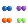 Pelota de agarre, pelota individual y doble, pelota de relajación de fascia, pelota de masaje de yoga de PVC, pelota de fascia para fitness en el hogar, suministro directo de fábrica