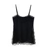 Atacado de Roupas Femininas Transfronteiriças Estilo Europeu e Americano Novo Top de Alça com Renda Francesa Redutora de Idade e Fenda 5107285