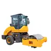 Compactador de solo vibratório de rolo de estrada pequeno 3 toneladas roda dupla de aço tipo carro de mão 1 tonelada 2 toneladas micro compactador vibratório de solo