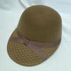 Estilo japonês elegante gaze arco equestre cap das mulheres outono e inverno lã pato cap moda vintage all-match cavaleiros chapéu