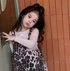 Camiseta de Manga Larga Redonda Dulce con Lazo, Estilo Coreano, Nueva para Primavera/Otoño, Color Sólido Versátil, Capa Base, Moderna, para Niñas Bebé