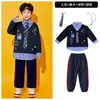 Fantasias de cheerleading infantis, trajes para a cerimônia de abertura do dia esportivo do ensino fundamental, uniformes de classe do jardim de infância e trajes para apresentações em grupo