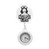 Reloj de Bolsillo Retráctil Anti-Pérdida Decorativo Lindo de Dibujos Animados de Enfermera/Doctor de Caucho Blando de PVC del Fabricante