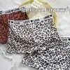 Cuecas boxer femininas com estampa de leopardo em estoque, calcinhas seamless plus size estilo "hot girl" para mulheres, para vendas transfronteiriças