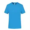 Camiseta Personalizada de Seda Helada de Secado Rápido de Manga Corta, Sudadera de Verano Delgada con Cuello Redondo Transpirable con Logo Estampado de Malla Estrellada