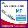 Marca Yingmei Tipo Airtac MF25x50x75x100x150x200x250x300SU-u Cilindro Mini de Cauda Plana