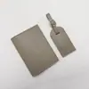 Porta-boletos Sencillo y Versátil Más Vendido Transfronterizo, Bolso Multifuncional para Pasaporte de Cuero PU, Etiqueta para Equipaje, Juego de Regalo, Venta Directa de Fábrica