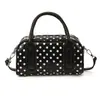 Bolsa de Mão Pequena de Nicho Estilo Coreano para Mulheres 2026 Nova Moda Bolsa Boston de Bolinhas Tendência Bolsa de Ombro Transversal Almofada