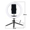 Luz de preenchimento especial para live de 10 polegadas, luz de preenchimento para fotografia de beleza de mesa 26CM, luz para live de influenciador da internet