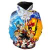 Suéter de animación de dibujos animados para hombre, sudadera con capucha, impresión digital 3D, suéter de moda