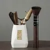 Ceremonia del Té Set de 6 Caballeros Accesorios para Tetera Kung Fu Aguja de Té Cuchillo de Té Arte del Té Mesa de Té Herramientas para Preparar Té