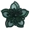 Acessórios de Flor de Strass Tridimensional de Alta Qualidade, Presilhas de Cabelo de Rede, Enfeites de Cabelo, Materiais para Vestido de Noiva, Sapato, Bolsa e Acessórios