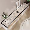Mantel para Mesa de Gabinete de TV, Mantel para Mesa de Aparador, Mantel para Mesa de Centro de Sala de Estar, Mantel Impermeable y Resistente a las Manchas, Tapete para Entrada, Tapete para Escritorio de Zapatero