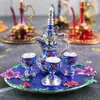 Artesanías de Lata de Colores de Característica Étnica de Xinjiang Adornos Pequeños Utensilios para Vino Regalos de Botella de Vino de Metal Regalos Conmemorativos