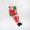 Estoque à venda no atacado: Papai Noel subindo uma escada, Papai Noel subindo uma corda, Papai Noel subindo escada invertida, Papai Noel em um balanço