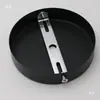 Placa de techo para candelabro de una sola cabeza engrosada de 25 MM, placa redonda de hierro, placa de hierro blanca negra, placa colgante de borde, accesorios para lámparas