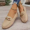 Sapatos Femininos Plus Size 2026 Outono Bico Redondo Baixo Rasos Salto Baixo Planos Casuais Sapatos Mocassins de Tamanho Grande para Mulheres Tamanho 41-42