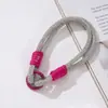 Pulseira de corrente de diamante transfronteiriça nova cordão para celular cordão para celular diy corrente para celular capa de celular cordão curto universal corda de pulso