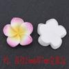 Impressão em duas cores sola grossa frangipani fazendo DIY capa de celular gel creme decoração de corda de grampo de cabelo fivela de sapatos com furo
