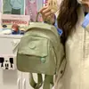 Bolsa Pequeña Estilo Coreano Ins para Mujer, Mochila Pequeña de Compras Viaje para Estudiantes, Mini Mochila Ligera Versátil Casual