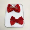 Acessórios de Laço Vermelho Estilo Chinês para Ano Novo, Acessórios de Cabeça, Roupas, Sapatos, Meias, Decorações, Acessórios, Laços Feitos à Mão