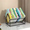 Estante de leitura para bebês, caixa de armazenamento de livros, organizador de mesa, prateleira para mesa, cabeceira ou bay window