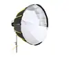 Luz de Relleno LED de 400W para Fotografía en Vivo, Luz de Bola de Belleza para Transmisiones en Vivo, Iluminación para Fotografía de Cine y Televisión, Caja de Luz Suave Panorámica de Pie