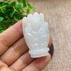 Colgante de mano de jade blanco afgano para la riqueza, collar para hombres y mujeres, colgante de palma, mano que agarra la riqueza