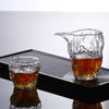 Patrón Trenzado Taza de Agua para el Hogar Utensilio para Vino Gran Capacidad Patrón Desordenado Taza de Agua Fría Vidrio de Borosilicato Taza de Café Hogareño