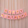 Bandeirola rabo de peixe FELIZ ANIVERSÁRIO FELIZ ANIVERSÁRIO letra bandeirola de puxar decoração de ANIVERSÁRIO infantil tira de puxar
