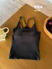 Camisola Picante de Verano para Chica con Espalda Descubierta y un Elegante Diseño Cruzado en la Espalda, Espalda Sexy y Hermosa, Pecho Acolchado, Corte Ajustado, Top Exterior para Mujer