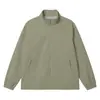 Nueva Chaqueta Deportiva Minimalista Fina para Hombre 2026, con Cuello Alto para Exteriores, Impermeable, Cortavientos, Resistente a las Manchas, Multifuncional