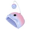 Nuevo producto HS887 lámpara de uñas máquina de fototerapia secado rápido de uñas lámpara de horneado portátil lámpara giratoria de curado externo lámpara de fototerapia