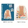 Ciudad Metálica Cultural y Creativa Hito de Madera Creativo Armonioso Atracción Magnética Sitio Conmemorativo Turístico Tridimensional de Guangxi Torre Magnética para Refrigerador de Qinzhou