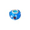 Qiyuyuan punto exterior flor pequeña vidrio cuentas de agujero grande cuentas sueltas DIY accesorios de joyería hechos a mano Accesorios de pulsera Panjia Venta al por mayor