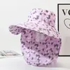 Chapéu, Chapéu de Sol, Chapéu de Sol de Cobertura Total para Mulheres no Verão, Chapéu com Proteção UV para Colheita de Chá, Chapéu de Sol para Ciclismo e Trabalho na Fazenda, Chapéu de Sol de Aba Larga
