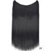 Peruca de comércio exterior europeia e americana linha de pesca feminina cortina de cabelo longo cabelo liso natural sem costura fabricantes de adesivo de cabelo manchar peruca de fibra química