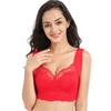 Explosión Transfronteriza de TikTok Sujetador sin Aros Sin Marca Talla Grande Ropa Interior Femenina Encaje Sensual Estilo Camiseta Sujetador Delgado