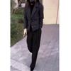 22928 Da Ai Mei Yi Yuan 2026 Invierno Nueva Moda Chaqueta Corta de Algodón Gruesa Cálida con Cuello Solapa de Manga Larga