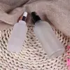 Botella gotero de vidrio esmerilado de punto 10 ml Botella de aceite esencial de hombro redondo Botella vacía pequeña Botella sellada para líquido de esencia