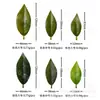 Folhas de Osmanthus Artificiais, Folhas de Plantas Verdes Artificiais, Folíolos Artificiais, Acessórios para DIY, Plantas Verdes Artificiais, Folhas de Chá Artificiais