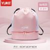 Bolsa de natación para mujer con separación húmeda y seca, bolsa de fitness para mujer, mochila con cordón para entrenamiento, fitness, playa, bolsa de almacenamiento impermeable