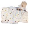 Pijama nuevo de algodón nube de tres piezas estudiante dulce lindo cachorro oso estudiante ropa para el hogar traje cárdigan