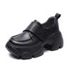 Colección de Primavera Jishu Primera Capa Piel de Vaca Zapatos de Tacón Alto Zapatos de Cuero Genuino Suela Gruesa Zapatos de Plataforma con Tacón Grueso para Mujeres Pequeñas Zapatos de Lujo Dropshipping