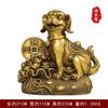 Estatueta de Cachorro de Cobre com Lingotes de Cobre e Moedas, Cachorro do Zodíaco, Ornamento Atrator de Riqueza para Casa, Sala de Estar, Escritório, Tamanho Grande, Presente de Cerimônia de Inauguração