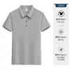 Camisa de Nylon de Alta Elasticidad para Hombre con Cuello de Solapa, Camisa Polo de Manga Corta, Bordado y Estampado Personalizado de Empresa, Camiseta de Trabajo